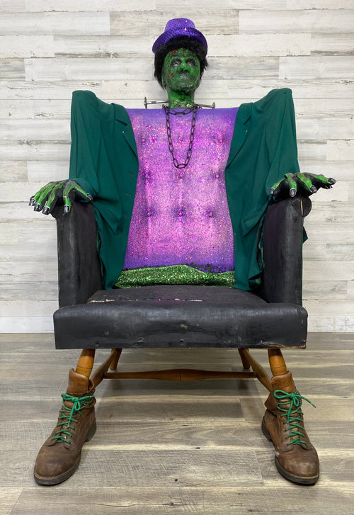 Custom Frankenstein Gothic Zombie Chair