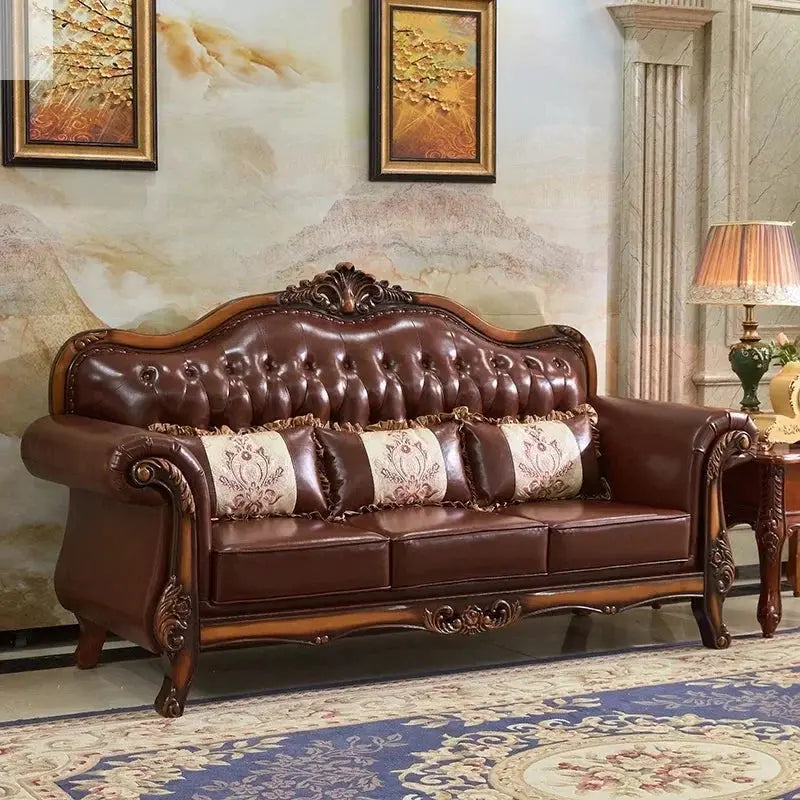 European Design furniture with Genuine Leather Modern Style Sofa